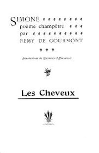 Remy De Gourmont - Simone : Poème champêtre