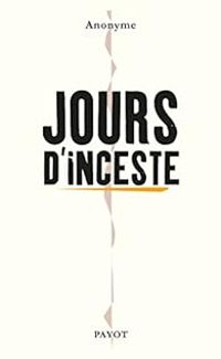  Anonyme - Jours d'inceste