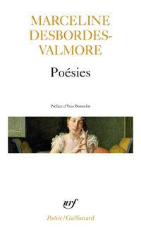 Couverture du livre Poésies - Marceline Desbordes Valmore