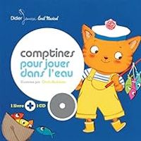 Couverture du livre Comptines pour jouer dans l'eau - Cecile Hudrisier