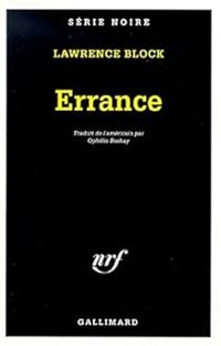 Couverture du livre Errance - Lawrence Block