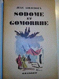 Couverture du livre Sodome et Gomorrhe - Jean Giraudoux