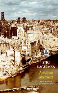 Stig Dagerman - Automne Allemand Bab N°652