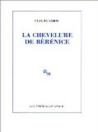 Couverture du livre La Chevelure de Bérénice - Claude Simon