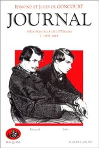 Couverture du livre Journal des Goncourt - Bouquins - Edmond De Goncourt - Jules De Goncourt