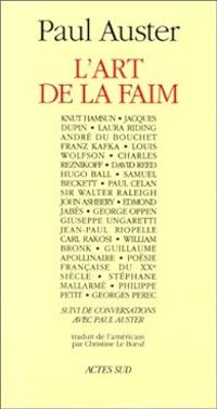 Couverture du livre L'Art de la faim - Paul Auster