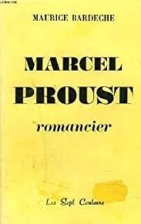 Couverture du livre Marcel proust, romancier - Maurice Bardeche