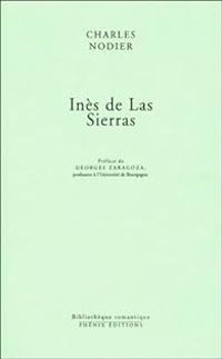 Couverture du livre Inès de las Sierras - Charles Nodier