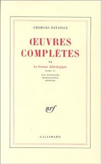 Georges Bataille - Oeuvres Complètes 06 