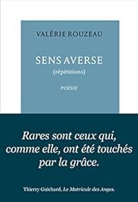 Couverture du livre Sens averse - Valerie Rouzeau