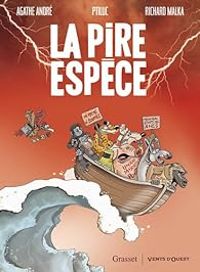 Couverture du livre La pire espèce - Richard Malka - Ptiluc  - Agathe Andre - Tieko 