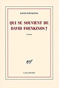 David Foenkinos - Qui se souvient de David Foenkinos ?