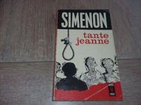 Couverture du livre Tante Jeanne - Georges Simenon