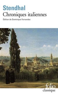 Couverture du livre Chroniques italiennes - Stendhal 