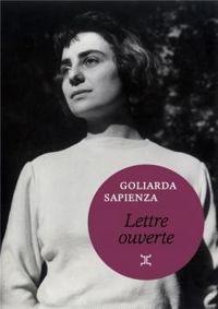 Couverture du livre Lettre ouverte - Goliarda Sapienza