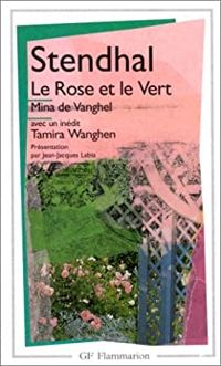 Couverture du livre Le Rose et le vert - Stendhal 