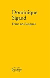 Dominique Sigaud - Dans nos langues