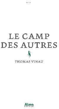 Thomas Vinau - Le camp des autres