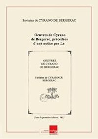 Couverture du livre Oeuvres de Cyrano de Bergerac - Savinien De Cyrano De Bergerac