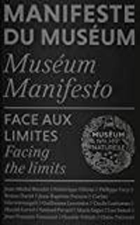 Couverture du livre Manifeste du Muséum  - Bruno David