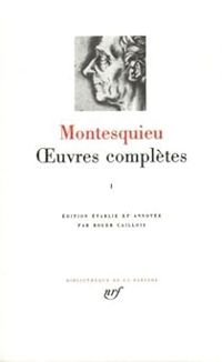  Montesquieu - Oeuvres complètes