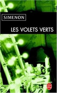 Couverture du livre Les volets verts - Georges Simenon