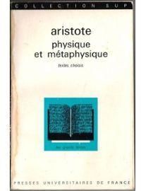 Couverture du livre Physique et métaphysique - Aristote 