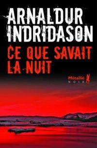 Arnaldur Indriason - Ce que savait la nuit