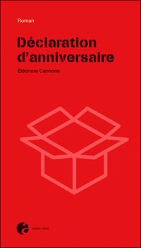 Couverture du livre Déclaration d'anniversaire - Eleonore Cannone