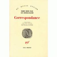 Rainer Maria Rilke - Lou Andreas Salome - Correspondance