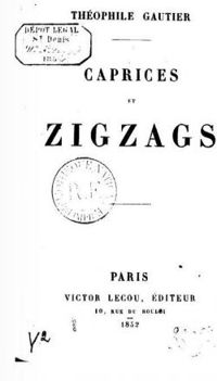 Couverture du livre Caprices et zigzags - Theophile Gautier