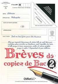 Couverture du livre Brèves de copies de bac - Jean Loup Chiflet