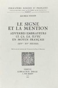 Michele Perret - Le signe et la mention 