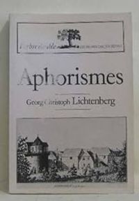 Couverture du livre Aphorismes (L'Arbre double) - Georg Christoph Lichtenberg