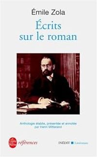 Couverture du livre Écrits sur le roman - Mile Zola