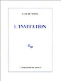 Couverture du livre L'invitation - Claude Simon