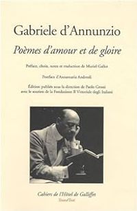 Couverture du livre Poèmes d'amour et de gloire  - Gabriele Dannunzio