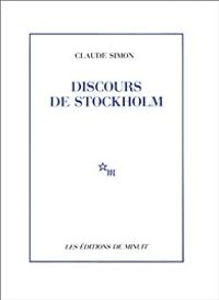 Couverture du livre Discours de Stockholm - Claude Simon