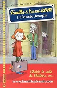 Couverture du livre L'oncle Joseph - Vincent Cordonnier - Zelda Zonk