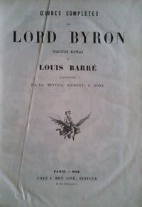 Couverture du livre Oeuvres complètes de Lord Byron - Lord Byron