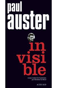 Couverture du livre Invisible - Paul Auster