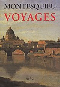 Couverture du livre Voyages - Montesquieu 