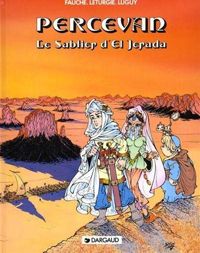 Couverture du livre Le Sablier d'El Jerada - Jean Leturgie - Xavier Fauche - Philippe Luguy