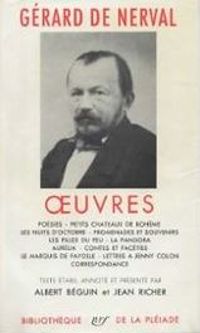 Couverture du livre Oeuvres 1952 - Gerard De Nerval