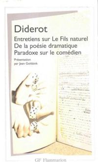 Couverture du livre Entretiens sur Le Fils naturel  - Denis Diderot