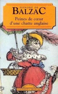 Couverture du livre Peines de coeur d'une chatte anglaise - Honore De Balzac