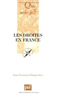 Couverture du livre Les droites en France - Jean Vavasseur Desperriers