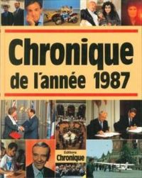 Jacques Legrand - Chronique de l'année 1987