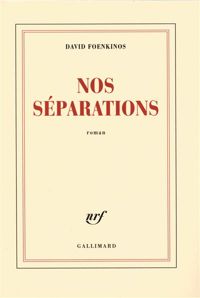 Couverture du livre Nos séparations - David Foenkinos