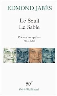Edmond Jabes - Le seuil